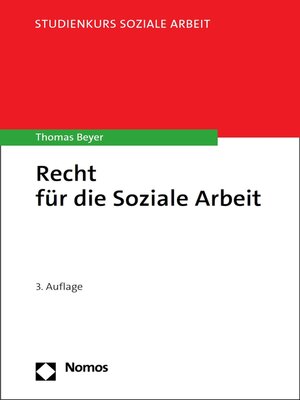 cover image of Recht für die Soziale Arbeit